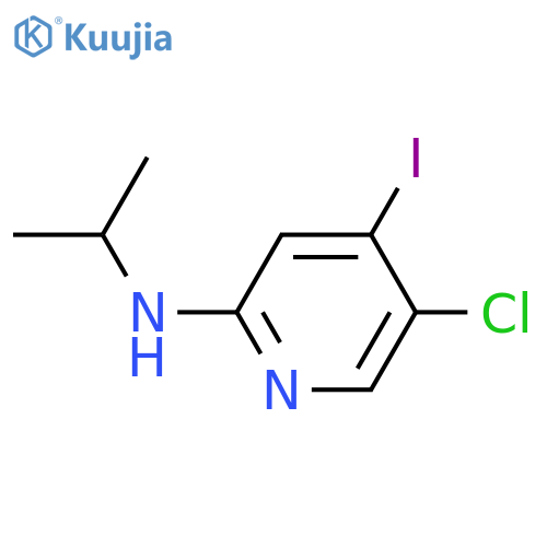 5-chloro-4-iodo-N-(propan-2-yl)pyridin-2-amine structure