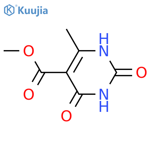 methyl 6-methyl-2,4-dioxo-1,2,3,4-tetrahydropyrimidine-5-carboxylate structure