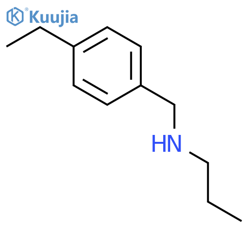 N-(4-Ethylbenzyl)propan-1-amine structure