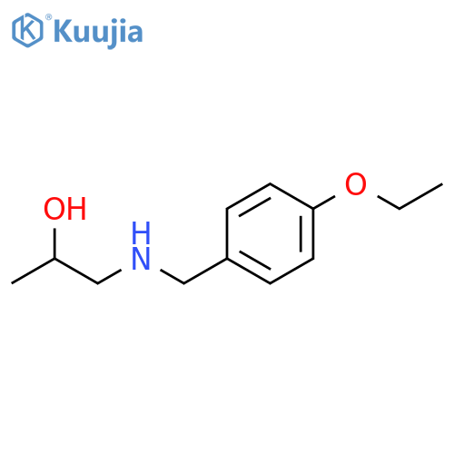 2-Propanol, 1-[[(4-ethoxyphenyl)methyl]amino]- structure