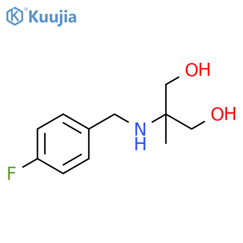 1,3-Propanediol, 2-[[(4-fluorophenyl)methyl]amino]-2-methyl- structure