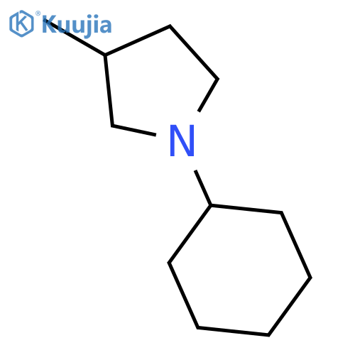 1-Cyclohexyl-3-methylpyrrolidine structure