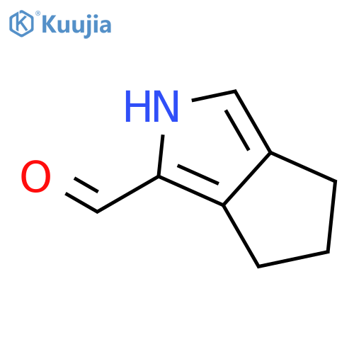 CYCLOPENTA[C]PYRROLE-1-CARBOXALDEHYDE, 2,4,5,6-TETRAHYDRO- structure