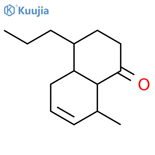 1(2H)-Naphthalenone, 3,4,4a,5,8,8a-hexahydro-8-methyl-4-propyl- structure