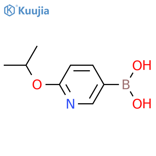 6-isopropoxypyridine-3-boronic acid structure