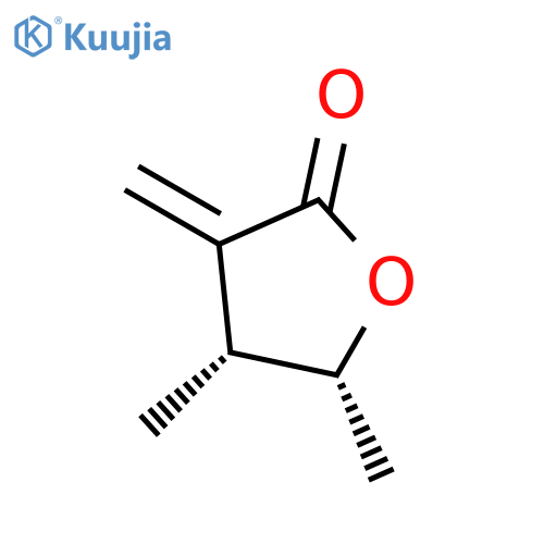 2(3H)-FURANONE, DIHYDRO-4,5-DIMETHYL-3-METHYLENE-, CIS- structure