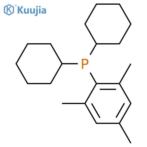 Dicyclohexyl(mesityl)phosphine structure