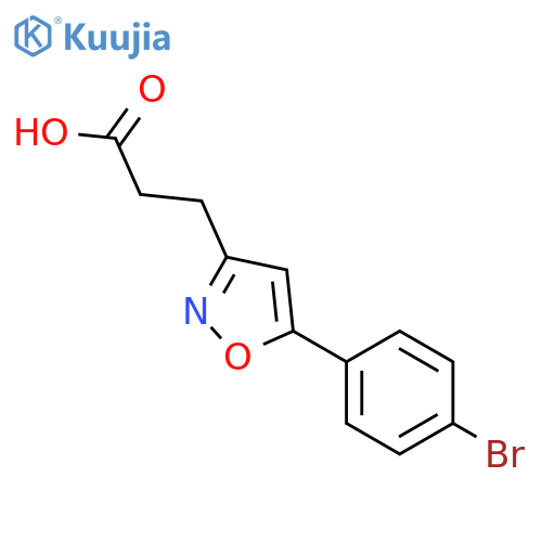 5-(4-Bromophenyl)isoxazole-3-propionic Acid structure