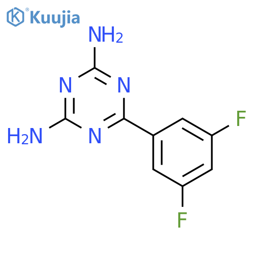 2,4-DIAMINO-6-(3,5-DIFLUOROPHENYL)-1,3,5-TRIAZINE structure