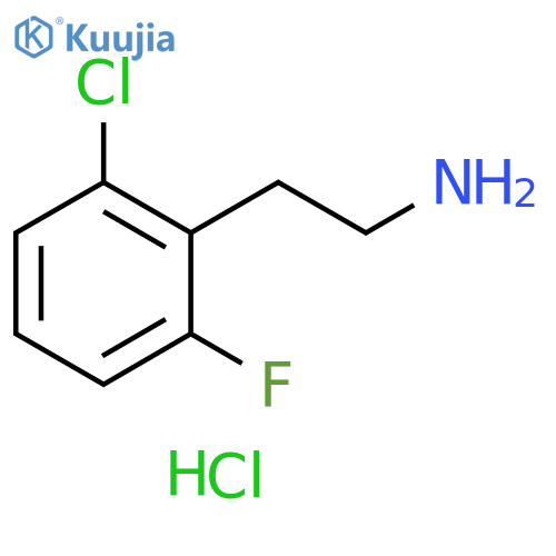 2-(2-Chloro-6-fluorophenyl)ethylamine Hydrochloride structure