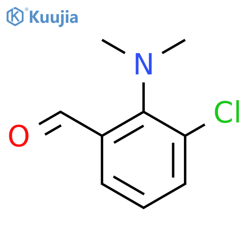 3-Chloro-2-(dimethylamino)benzaldehyde structure