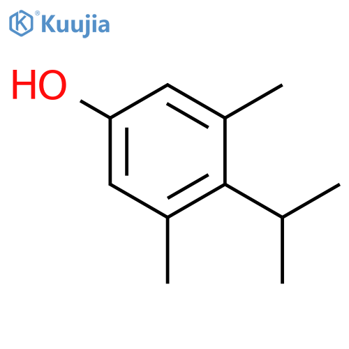 Phenol,3,5-dimethyl-4-(1-methylethyl)- structure