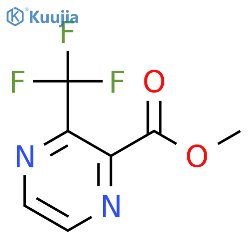 Methyl 3-(trifluoromethyl)pyrazine-2-carboxylate structure
