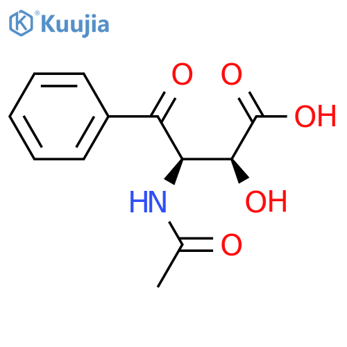 Benzenebutanoic acid, b-(acetylamino)-a-hydroxy-g-oxo-, (aR,bS)-rel- structure