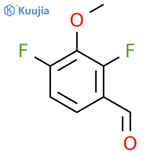 2,4-Difluoro-3-methoxybenzaldehyde structure