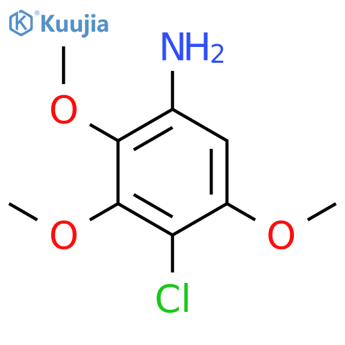 4-Chloro-2,3,5-trimethoxyaniline structure