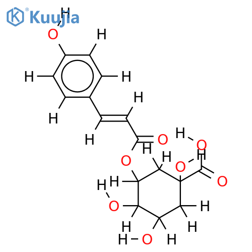 3-O-(E)-p-cumaroylquinic acid structure
