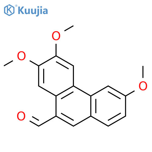 9-Phenanthrenecarboxaldehyde, 3,6,7-trimethoxy- structure