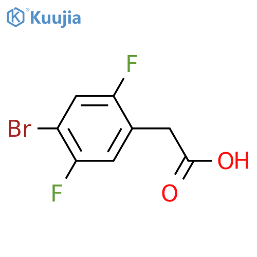 2-(4-Bromo-2,5-difluorophenyl)acetic acid structure
