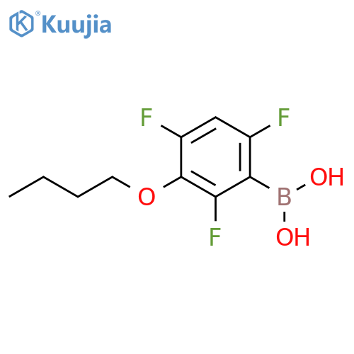 3-Butoxy-2,4,6-trifluorophenylboronic acid structure