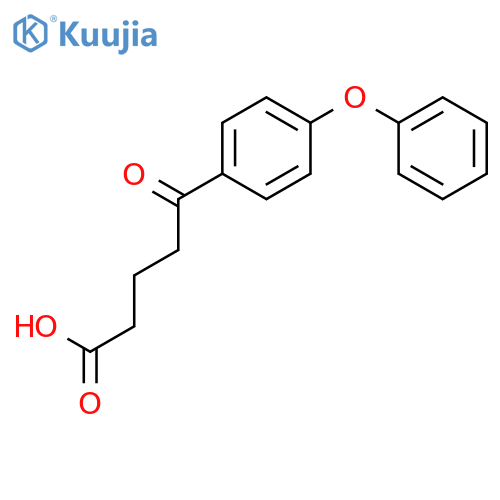 5-oxo-5-(4-phenoxyphenyl)pentanoic acid structure