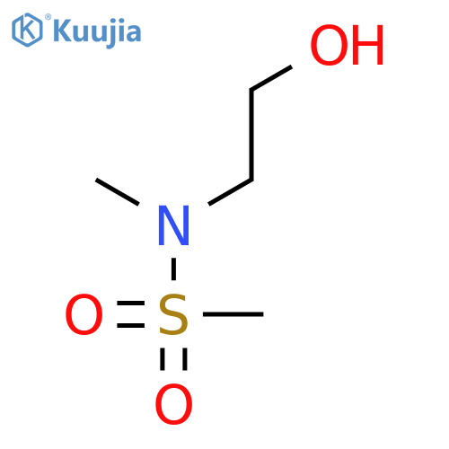 N-(2-hydroxyethyl)-N-methylmethanesulfonamide structure