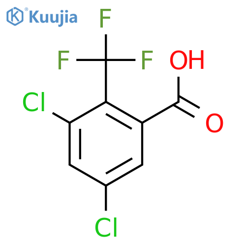 BENZOIC ACID, 3,5-DICHLORO-2-(TRIFLUOROMETHYL)- structure