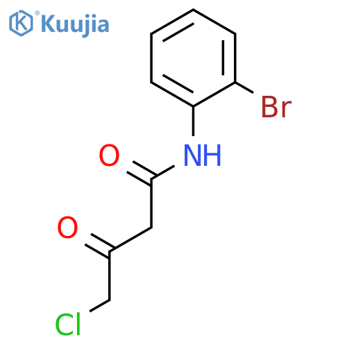 BUTANAMIDE, N-(2-BROMOPHENYL)-4-CHLORO-3-OXO- structure