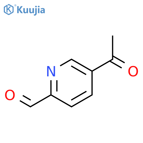 5-acetyl-2-Pyridinecarboxaldehyde structure