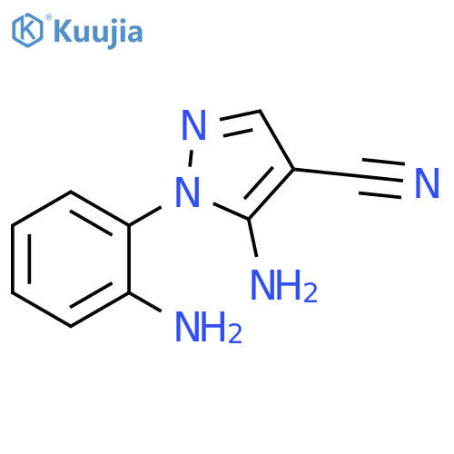5-amino-1-(2-aminophenyl)-1H-pyrazole-4-carbonitrile structure