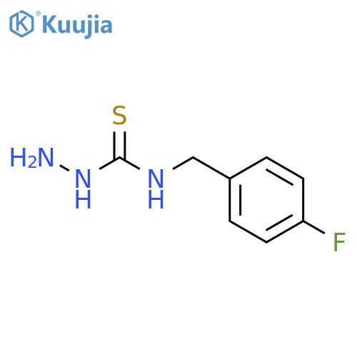 3-amino-1-(4-fluorophenyl)methylthiourea structure