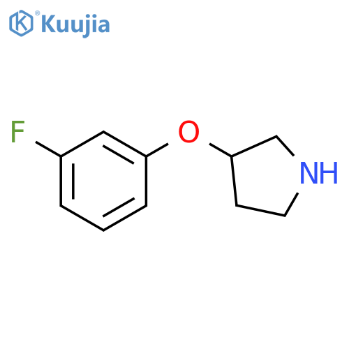 3-(3-fluorophenoxy)pyrrolidine structure