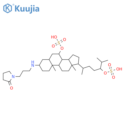Petromyzonamine; 7,24-Disulfate structure