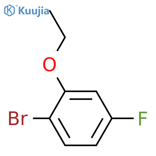 1-Bromo-2-ethoxy-4-fluorobenzene structure