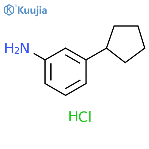 3-cyclopentylaniline hydrochloride structure