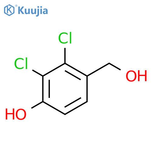 2,3-Dichloro-4-hydroxybenzyl alcohol structure