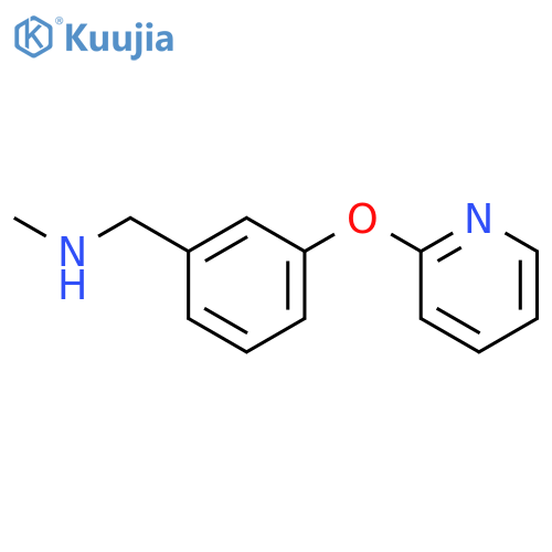 N-methyl-N-3-(pyridin-2-yloxy)benzylamine structure