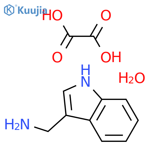 1H-INDOL-3-YLMETHYLAMINE OXALATE HEMIHYDRATE structure