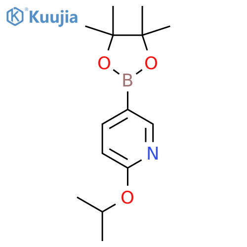 2-Isopropoxy-5-(4,4,5,5-tetramethyl-1,3,2-dioxaborolan-2-yl)pyridine structure
