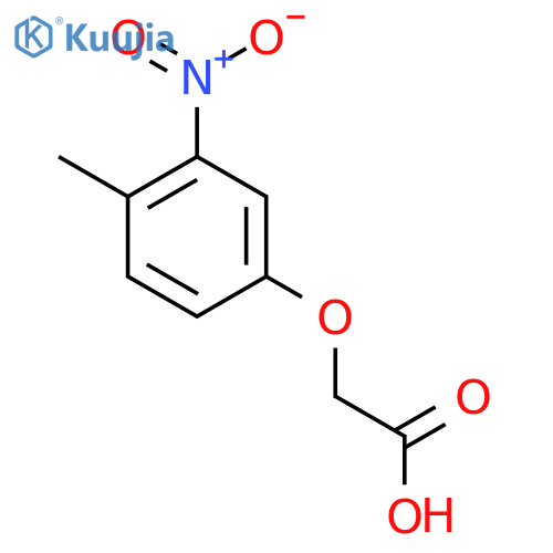 2-(4-methyl-3-nitrophenoxy)acetic acid structure