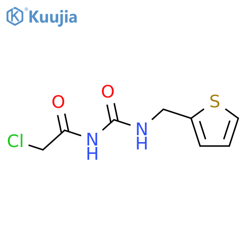 3-(2-Chloroacetyl)-1-(thiophen-2-ylmethyl)urea structure