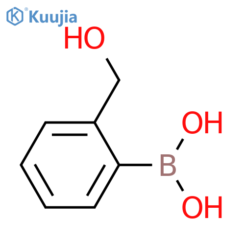 (2-(hydroxymethyl)phenyl)boronic acid structure
