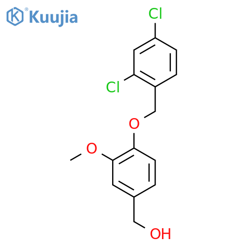 {4-(2,4-Dichlorobenzyl)oxy-3-methoxyphenyl}methanol structure