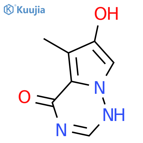 6-hydroxy-5-methyl-3H,4H-pyrrolo[2,1-f][1,2,4]triazin-4-one structure