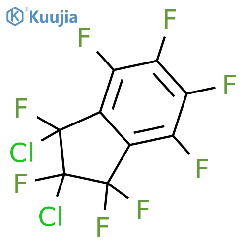 1H-Indene, 1,2-dichloro-1,2,3,3,4,5,6,7-octafluoro-2,3-dihydro- structure