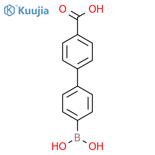 4'-Borono-[1,1'-biphenyl]-4-carboxylic acid structure