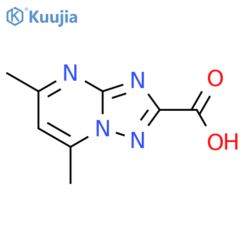 5,7-dimethyl-1,2,4triazolo1,5-apyrimidine-2-carboxylic acid structure