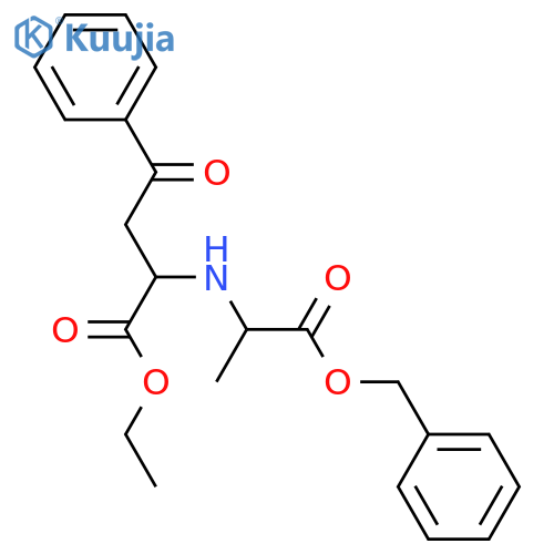 Ethyl (S)-2-(((S)-1-(benzyloxy)-1-oxopropan-2-yl)amino)-4-oxo-4-phenylbutanoate structure