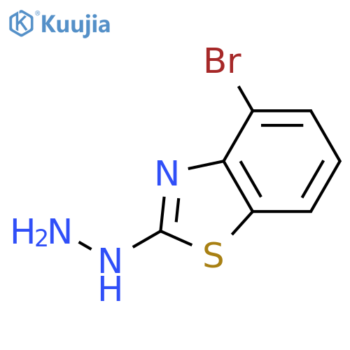 4-Bromo-2-hydrazino-1,3-benzothiazole structure