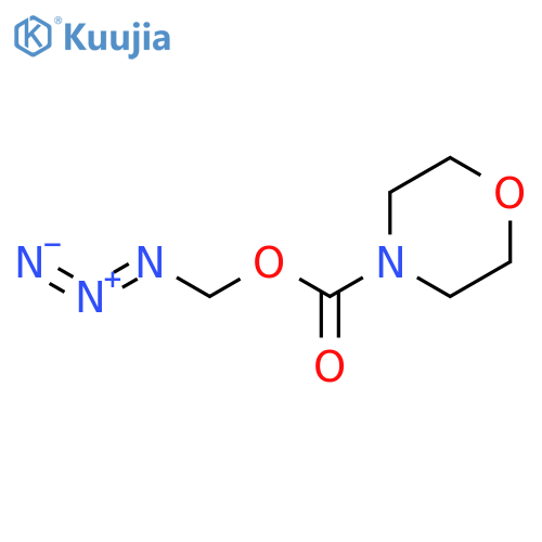 4-Morpholinecarboxylic acid, azidomethyl ester structure
